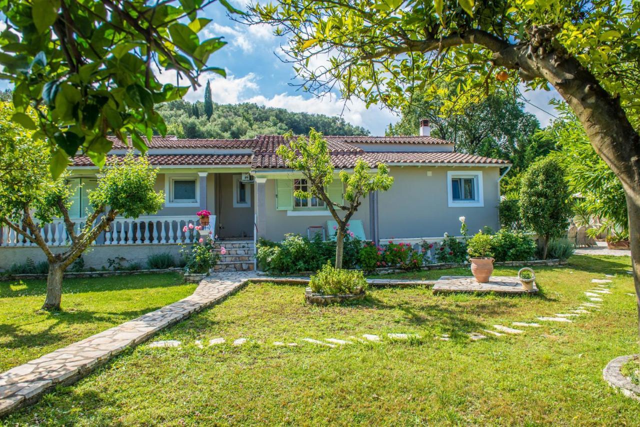 Villa Zapphira Peritheia Corfu Bagian luar foto